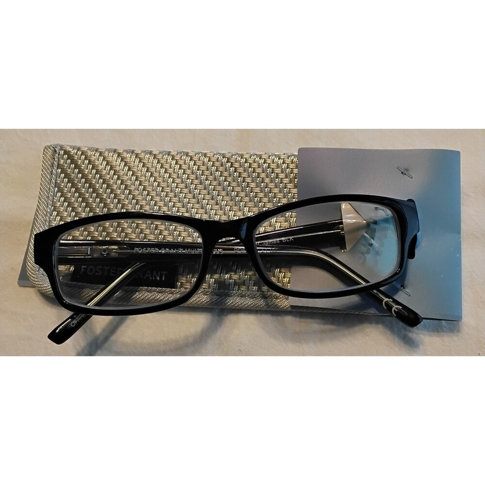 Foster Grant 1.5 Reading Glasses Women's Black Framed New